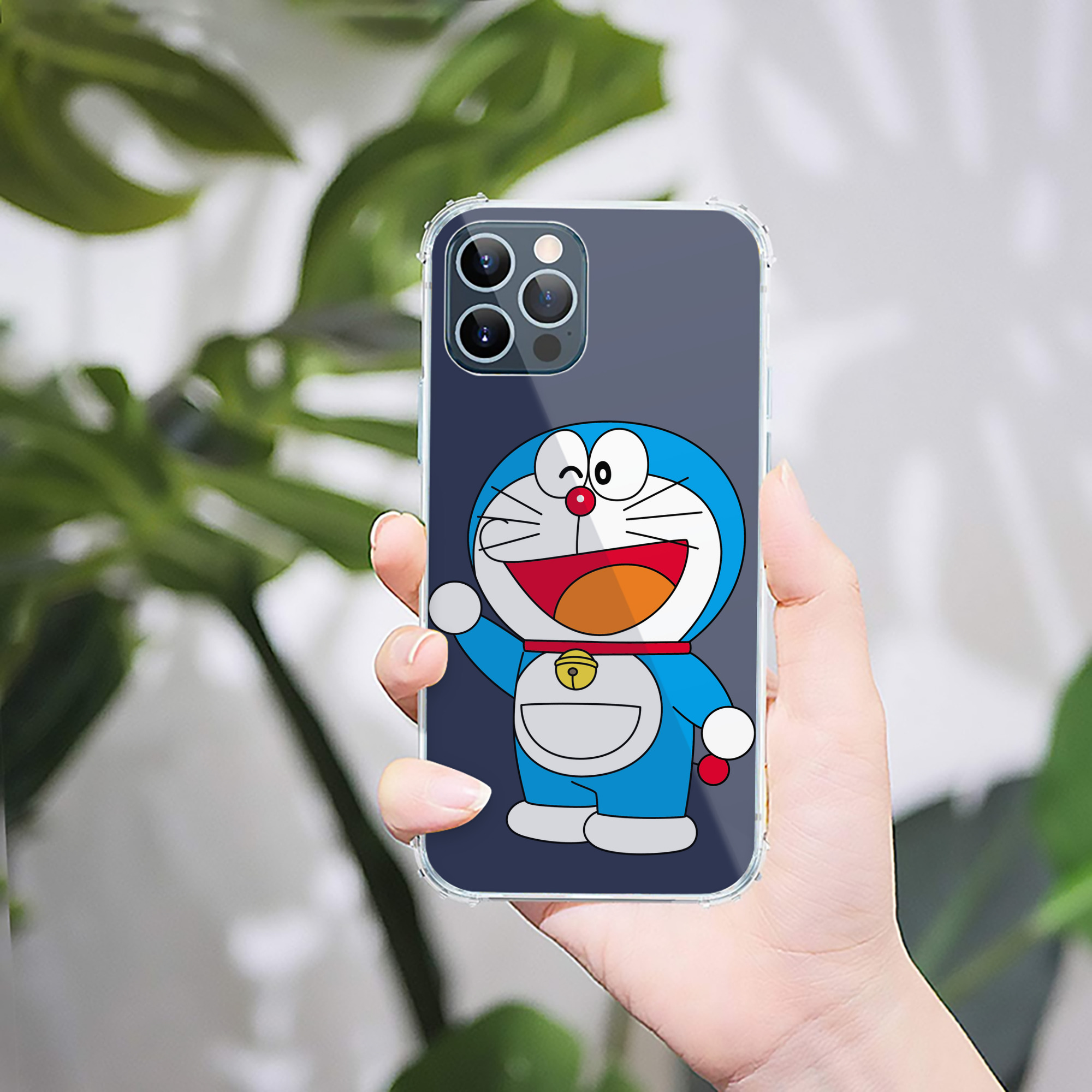 （画像用） ドラえもん Doraemon 【iPhone 12シリーズ対応】透明スマホケース（クリアソフトケース）